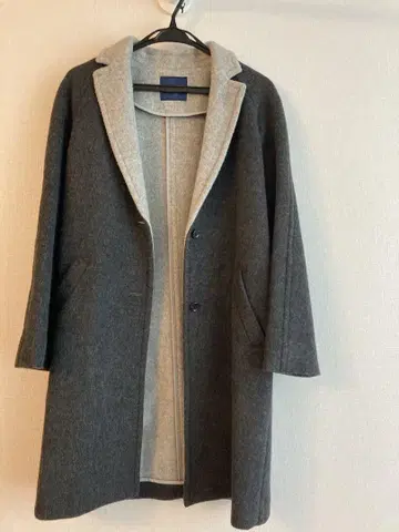 NON NO 그레이 체스터 코트