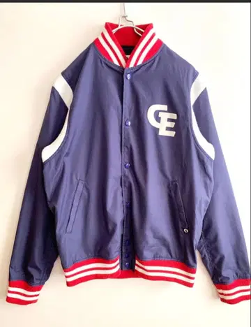 굿이너프 바시티 자켓 블루종 GOODENOUGH 사이즈 L