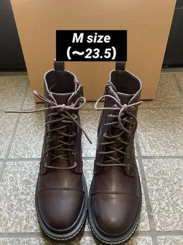 Heather 레이스업 부츠.st 브라운 M size ( ~23.5 )