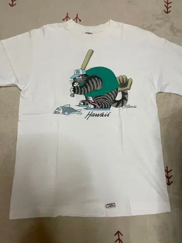 USA제 Crazy Shirt 크리밤캣 T셔츠