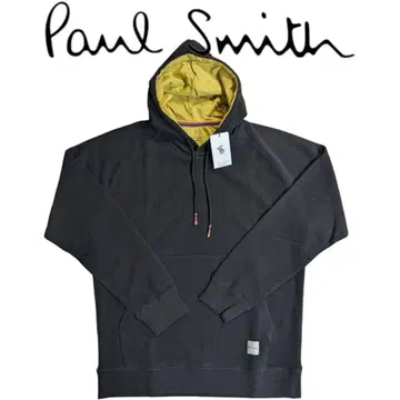 새상품 폴스미스 후드티 M 풀오버 아티스트 스트라이프 블랙