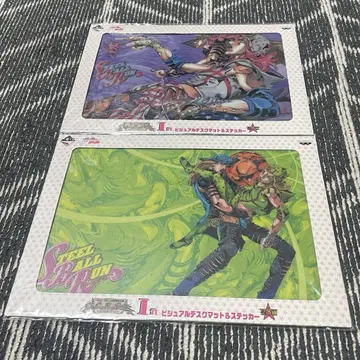 제일복권 죠죠의 기묘한 모험 Part7 I상 비주얼 매트&스티커