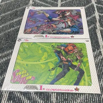 제일복권 죠죠의 기묘한 모험 Part7 I상 비주얼 매트&스티커