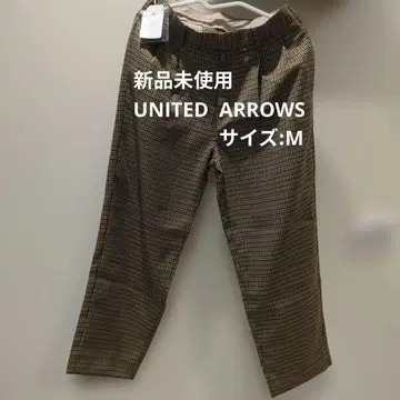 UNITED ARROWS 체크 무늬 캐주얼 팬츠 M