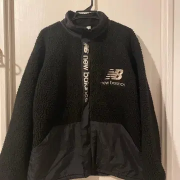 뉴발란스 플리스 자켓 L 블랙