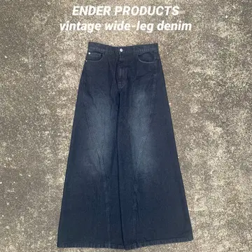 ENDER PRODUCTS 빈티지 플레어 와이드 데님