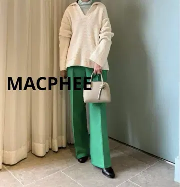 투모로우랜드 MACPHEE 하이브리드 코튼 스키퍼 풀오버