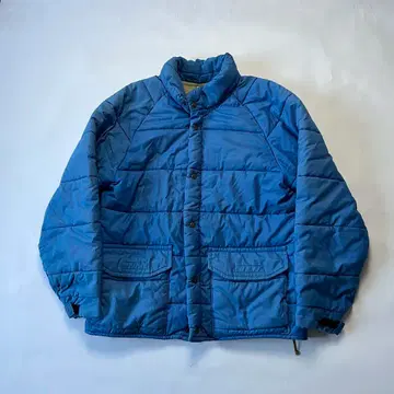 올드 컬럼비아 다운 자켓 L 구 택 스카이블루