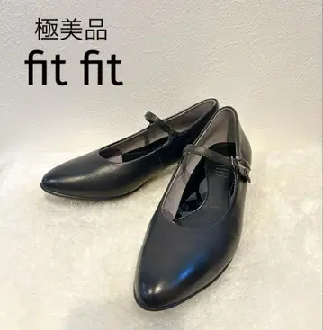 fitfit 핏핏 스퀘어 힐 펌프스 니커 스트랩 22.5