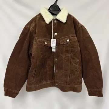 Lee 보아 자켓 스톰 라이더 브라운 코듀로이