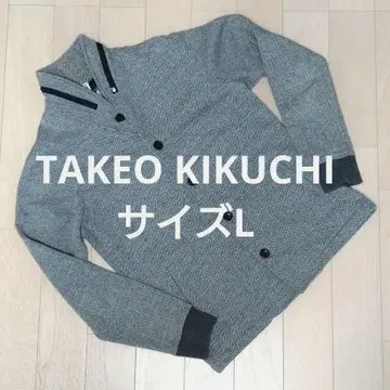 TAKEO KIKUCHI 블루종 자켓 헤링본 사이즈 L
