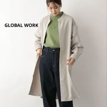 글로벌 워크 코듀로이 셔츠 원피스