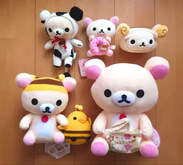 코리락쿠마 키이로이토리 봉제 인형 5세트