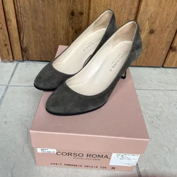 CORSA ROMA 그레이 라운드토 펌프스 35 used