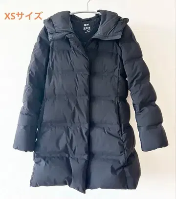 [ 새상품급 ] 유니클로 UNIQLO 심리스 다운 자켓 XS 블랙