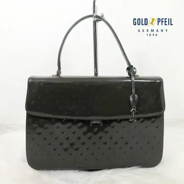 GOLD PFEIL 골드파일 에나멜 핸드백