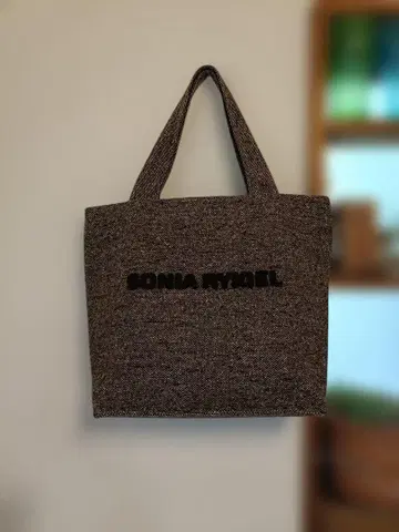 소니아 리키엘 트위드 토트백 A4 수납 가능 사용 3회 새상품급