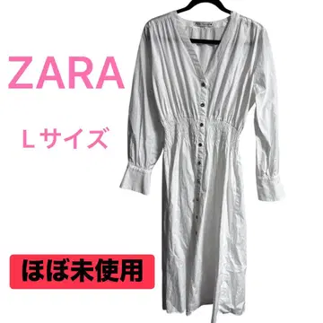 [ 새상품급 ] ZARA 화이트 셔츠 원피스 L 사이즈