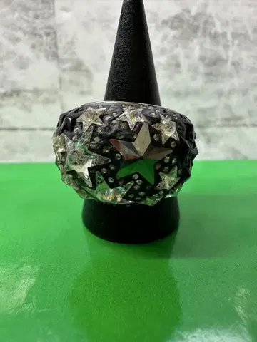 SWAROVSKI 스와로브스키 별 모양 크리스탈 반지!!