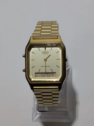 카시오/CASIO 스탠다드 칩카시 아날로그 디지털 AQ-230GA-9