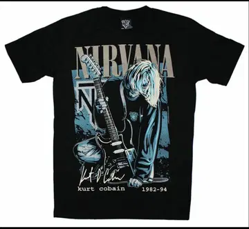 NIRVANA Kurt Cobain 티셔츠 XL
