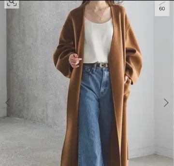 최종 가격 인하 noble super160 퍼프 슬리브 롱 코트