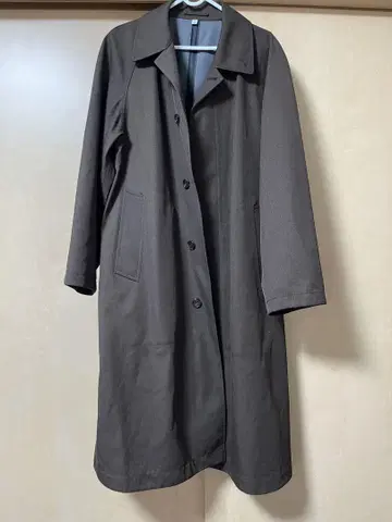 UNIQLO U 스텐카라 코트 브라운 S