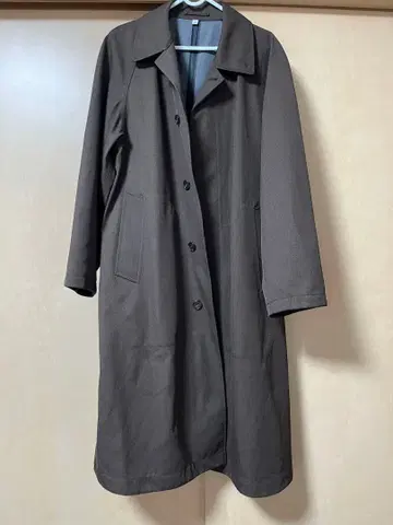 UNIQLO U 스텐카라 코트 브라운 S