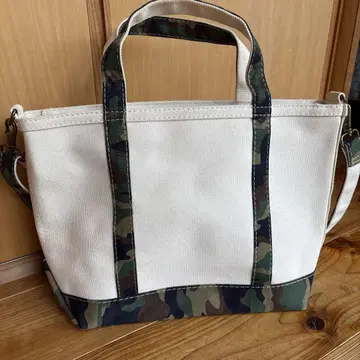 엘엘빈 토트백 지퍼탑 카모플라쥬 LL BEAN