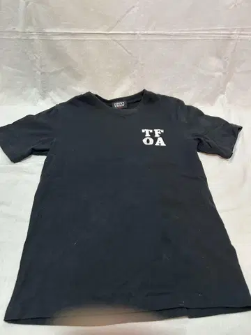 TF OA 자수 블랙 T셔츠