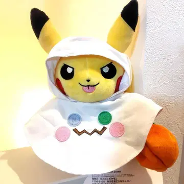 포켓몬 피카츄 봉제 인형 할로윈 유령 판초 호박