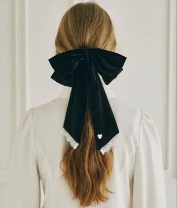 idem 이뎀 big ribbon barrette