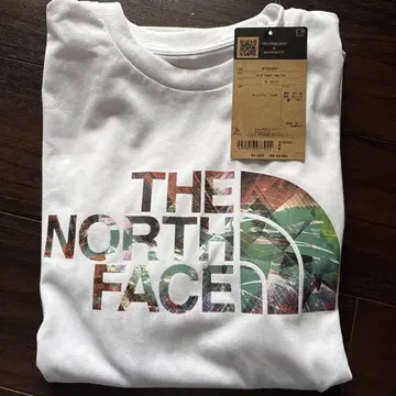 THE NORTH FACE 컬러풀 로고 T셔츠