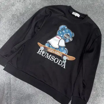 RUMSODA 스케이트보드 곰돌이 귀여운 트레이닝복 XL