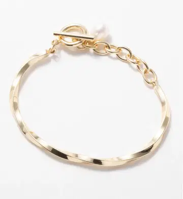 tsui / CHAIN PEARL BANGLE Brass