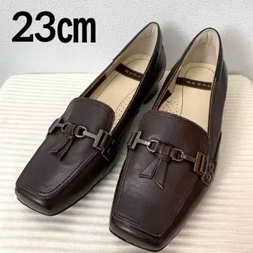 REGAL 비트 로퍼 브라운 23cm 새상품급 천연 가죽 펌프스 리갈
