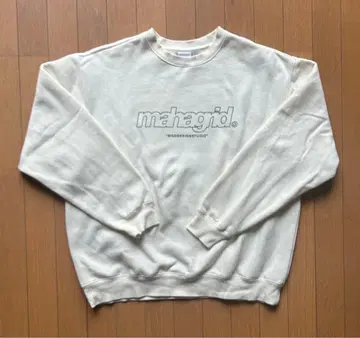 mahagrid 마하그리드 트레이닝복 맨투맨 화이트 L 사이즈