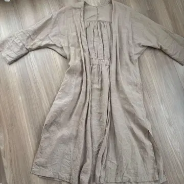 soeur7 린넨 롱 셔츠 원피스 38 사이즈