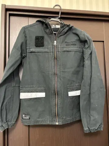 REAL VINTAGE 후드 부착 밀리터리 자켓 M