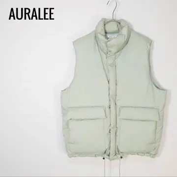 AURALEE LIGHT FINX POLYESTER DOWN VEST