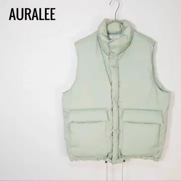 AURALEE LIGHT FINX POLYESTER DOWN VEST