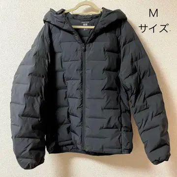 [ UNIQLO ] 퍼프 테크 후드티 남성용 M 사이즈 블랙