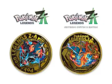 포켓몬 레전즈ZA 특전 캔뱃지 메가리자몽Y 메가리자몽X