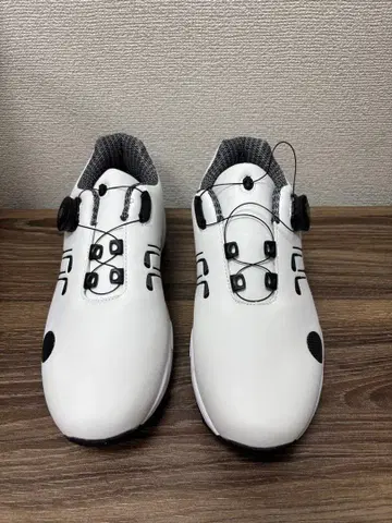새상품 골프화 화이트 25cm 다이얼식 클로저