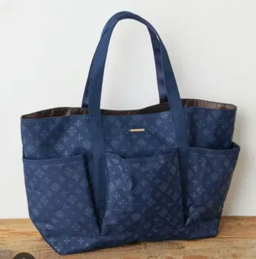 데일리 러셋 다기능 멀티 포켓 토트백 Daily russet 네이비