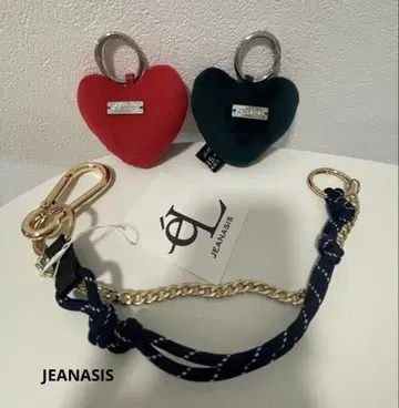 [새상품급] JEANASIS 파라코드 하트 참 3세트