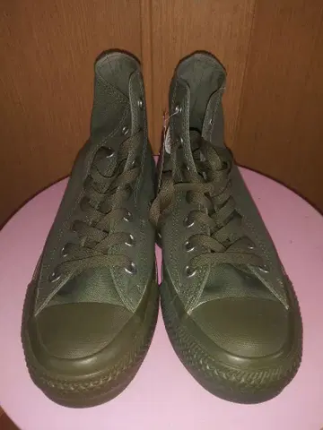 CONVERSE ALL STAR 하이컷 스니커즈 올리브 5