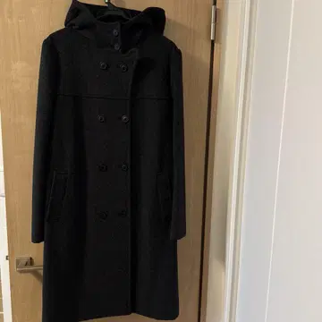 울 코트 차콜 그레이 L 사이즈