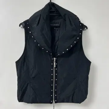 VALENZA 42 블랙 퀼팅 베스트
