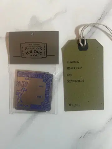 THE H.W.DOG&CO. MONEY CLIP 머니클립